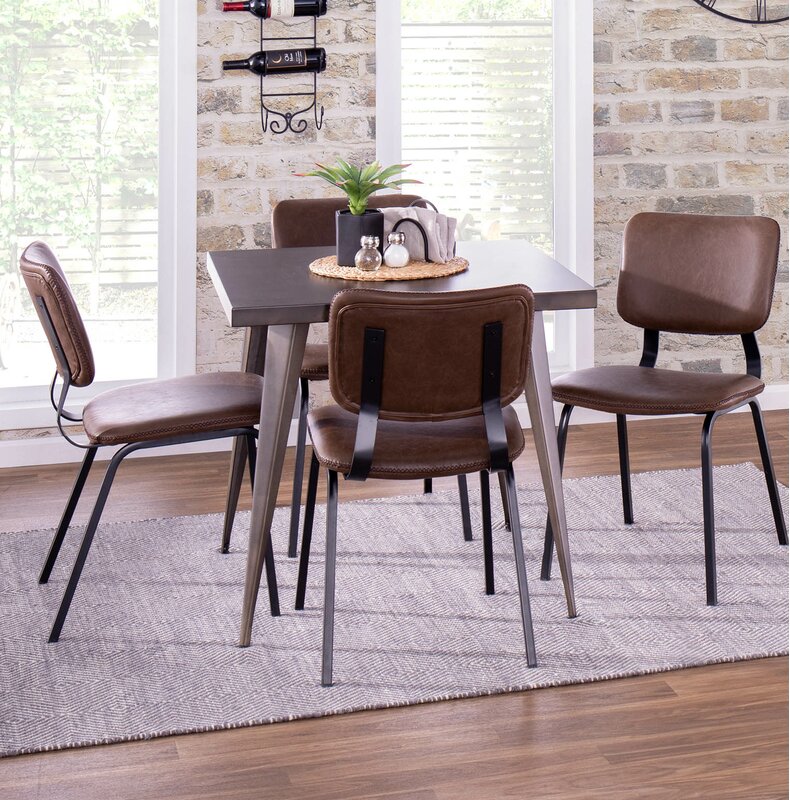 Modern Rustic Dining Room Design Photo by Wayfair